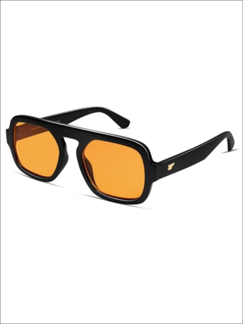 Retro Square Aviator Sunglasses UV400 Polarized Full Frame Oversized